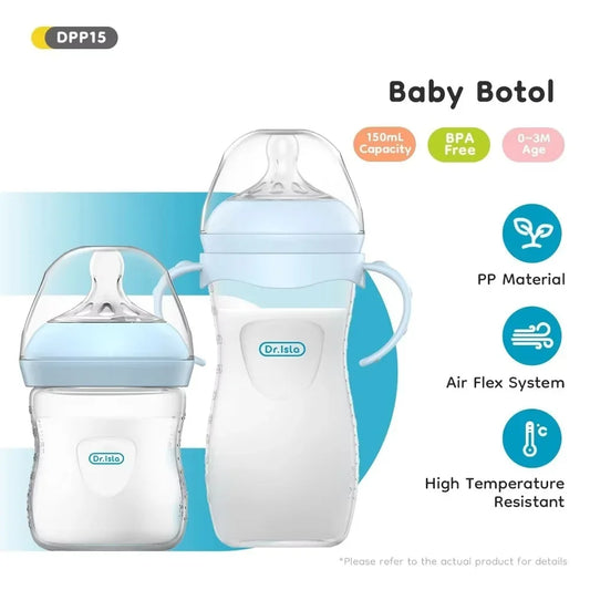 360° Anti-Colic Silicone Baby Bottle (150ml)